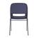 Alt View 16. Alamont Home - Ergonomic Shell Stack Chair with 16'' Seat Height - TRUE Navy Plastic/Black Frame.