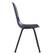 Alt View 18. Alamont Home - Ergonomic Shell Stack Chair with 16'' Seat Height - TRUE Navy Plastic/Black Frame.