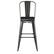 Alt View 11. Alamont Home - Kai All-Weather Commercial Bar Stool with Removable Back/Poly Seat-Black/Black - Black/Black.