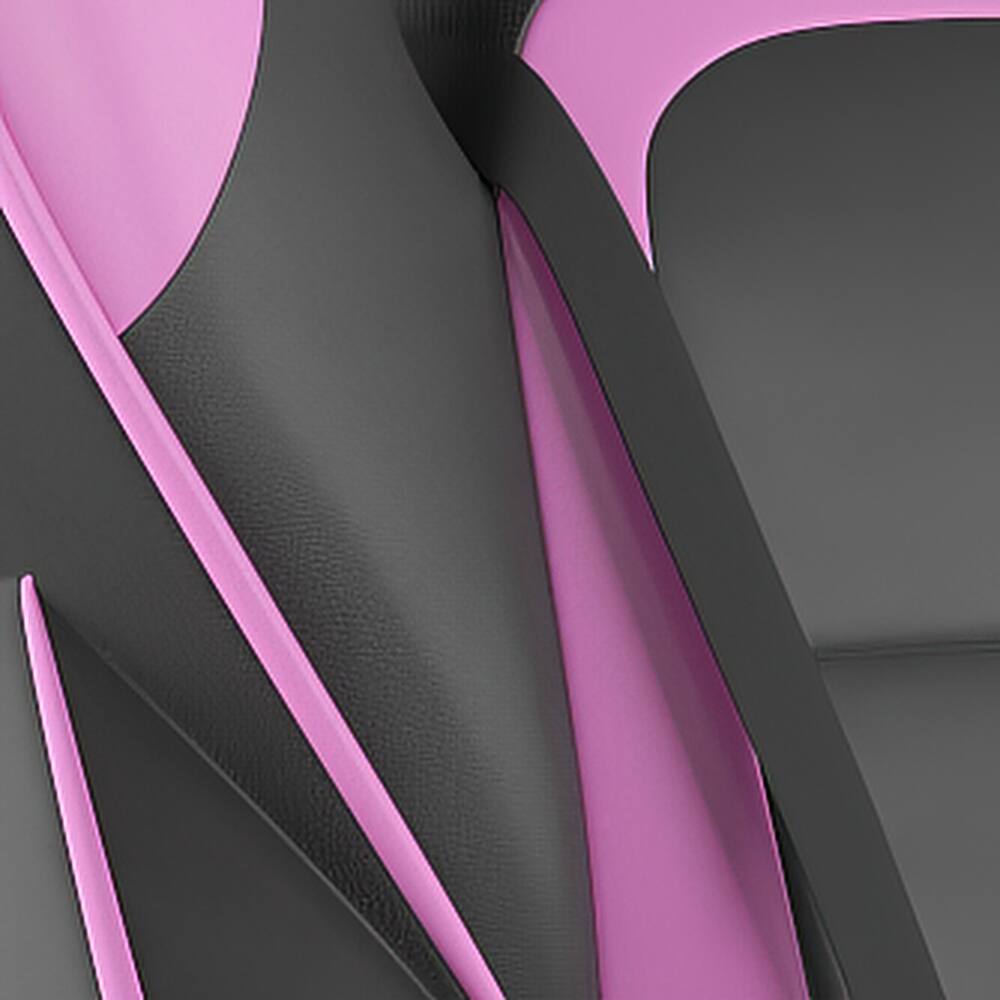 Alt View 16. Alamont Home - X40 Office Gaming Chair with Skater Wheels & Reclining Arms - Purple LeatherSoft - Black/Purple.