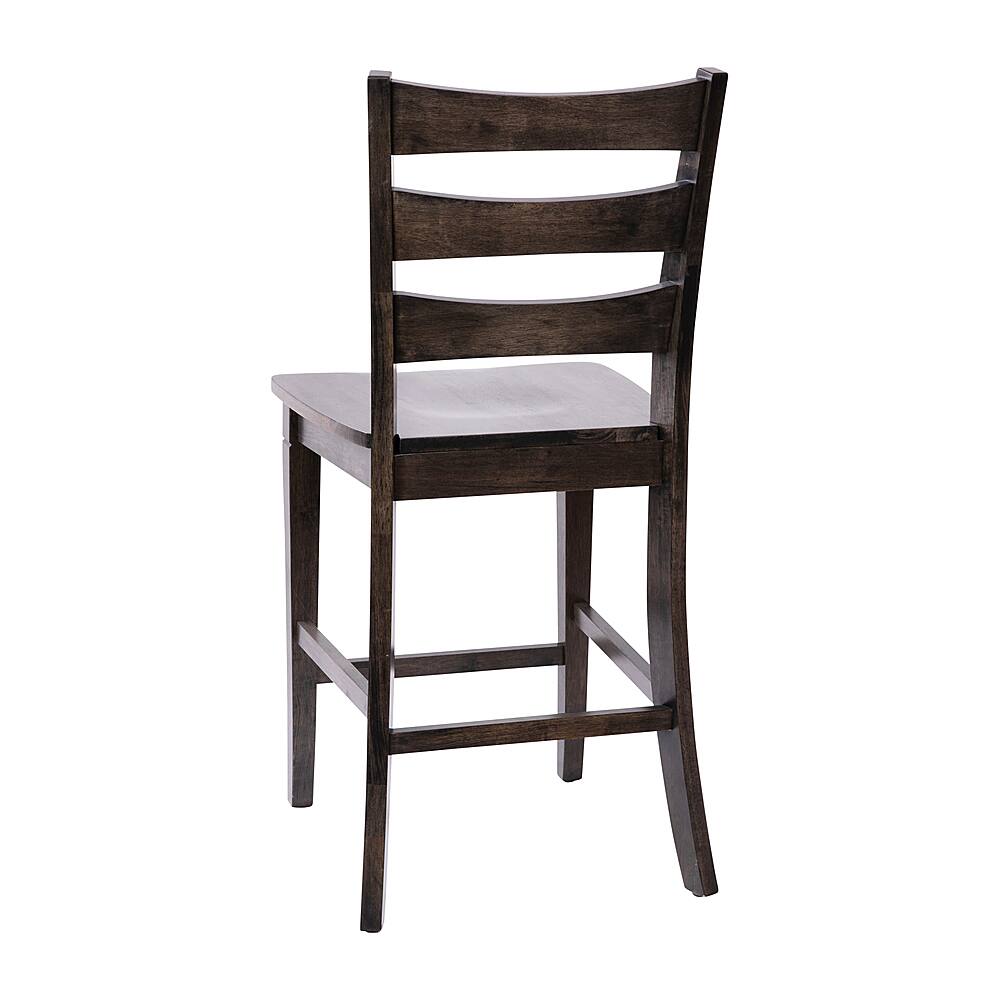 Alt View 16. Alamont Home - Liesel Rustic Wood Counter Height Stool (Set of 2) - Gray Wash Walnut.