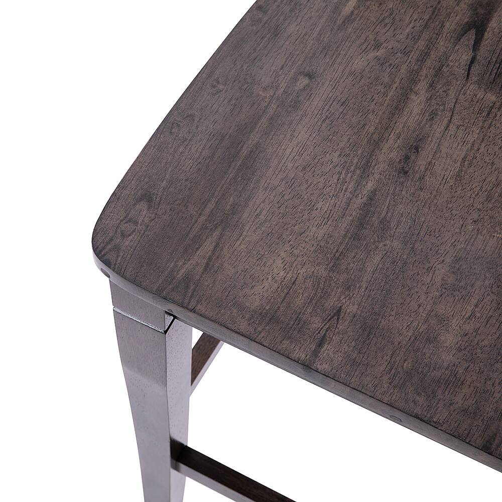 Alt View 17. Alamont Home - Gwendolyn Rustic Wood Counter Height Stool (Set of 2) - Gray Wash Walnut.