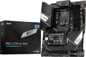 MSI - Pro Z790-A WIFI  (Socket 1700) USB 3.2 Intel Motherboard - Black - Front_Zoom