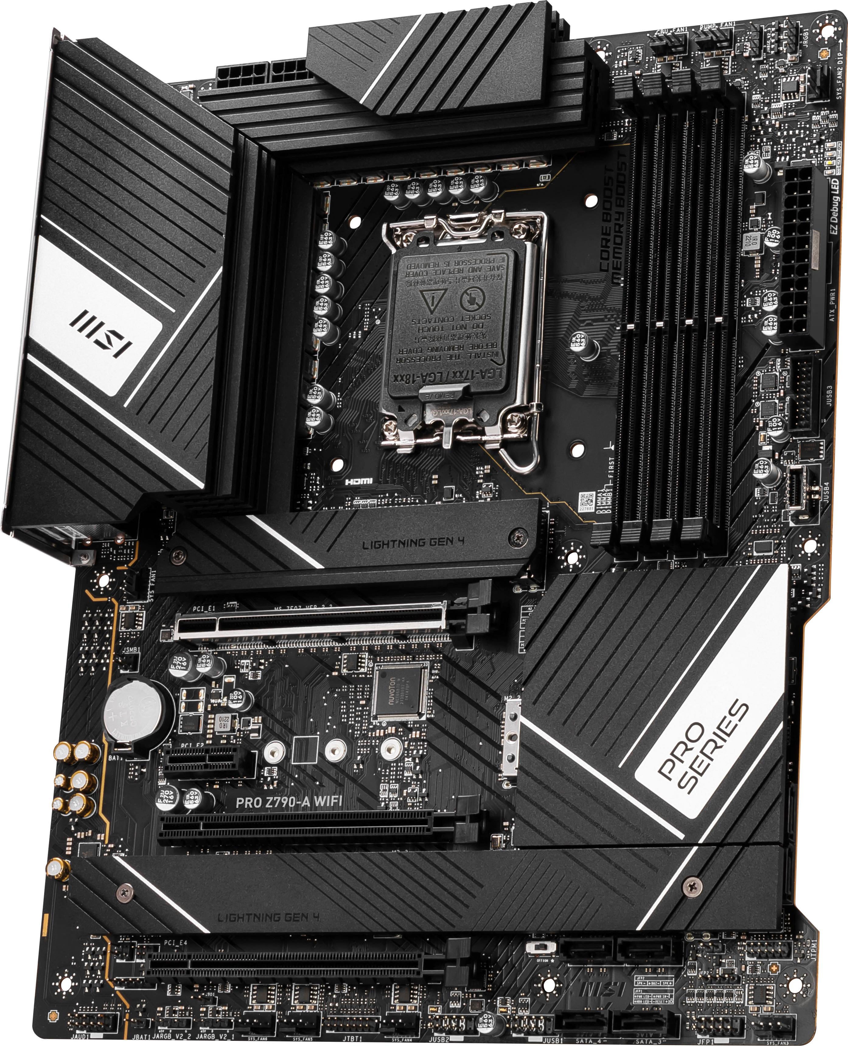 Intel Core i5-12600K 3.7 GHz 10-Core LGA 1700 Processor & MSI PRO Z790-A  WIFI ATX Motherboard Bundle
