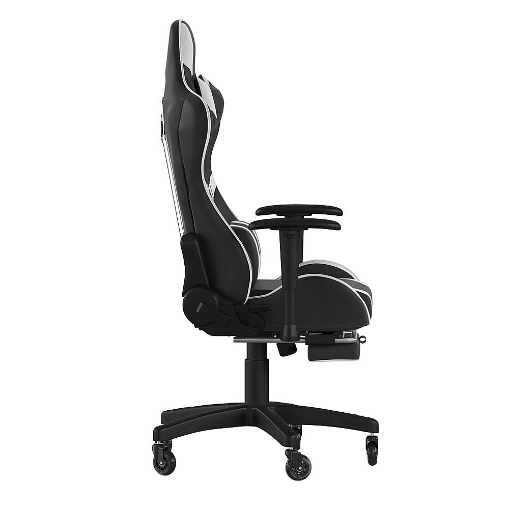 Alt View 15. Alamont Home - X30 Gaming Chair with Roller Wheels, Reclining Arms, Footrest-Black LeatherSoft - Black.
