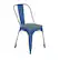 Front. Alamont Home - All-Weather Commercial Stack Chair & Poly Resin Seat - Blue/Teal-Blue.