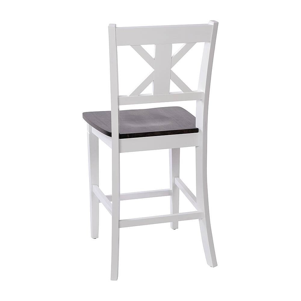 Alt View 16. Alamont Home - Gwendolyn Rustic Wood Counter Height Stool (Set of 2) - White Wash.
