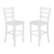 Front Zoom. Flash Furniture - Liesel Rustic Wood Bar Height Stool (Set of 2) - White Wash.