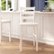 Alt View Zoom 12. Flash Furniture - Liesel Rustic Wood Bar Height Stool (Set of 2) - White Wash.