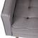 Alt View 17. Alamont Home - Compact Upholstered Tufted Chair with Wooden Legs - Slate Gray.