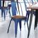 Alt View 15. Alamont Home - All-Weather Commercial Stack Chair & Poly Resin Seat - Blue/Teak.