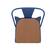 Alt View 19. Alamont Home - All-Weather Commercial Stack Chair & Poly Resin Seat - Blue/Teak.