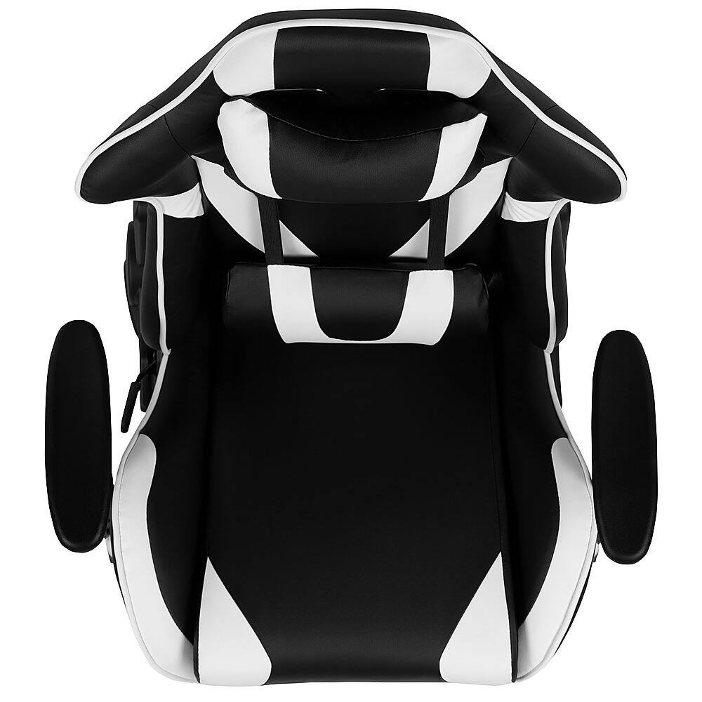 Alt View 17. Alamont Home - X20 Racing Gaming Ergonomic Chair with Fully Reclining Back in Black LeatherSoft - Black.