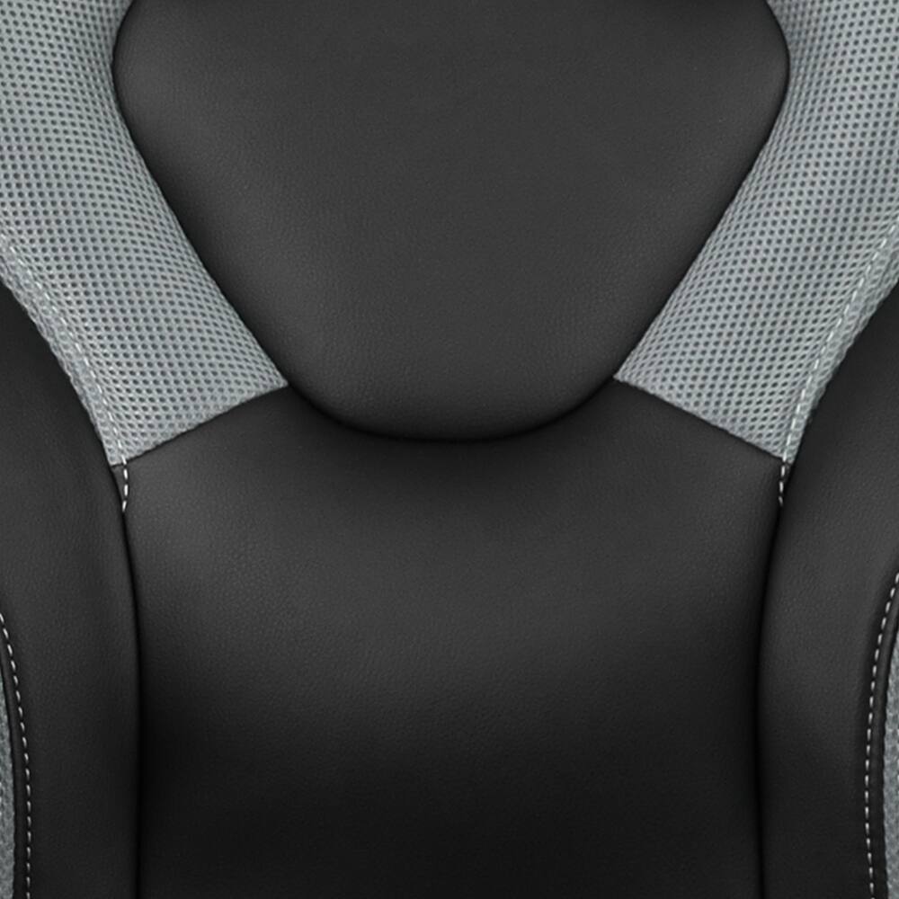 Alt View 20. Alamont Home - X10 High Back Gray/Black Racing Style Ergonomic Gaming Chair with Flip-Up Arms - Gray.