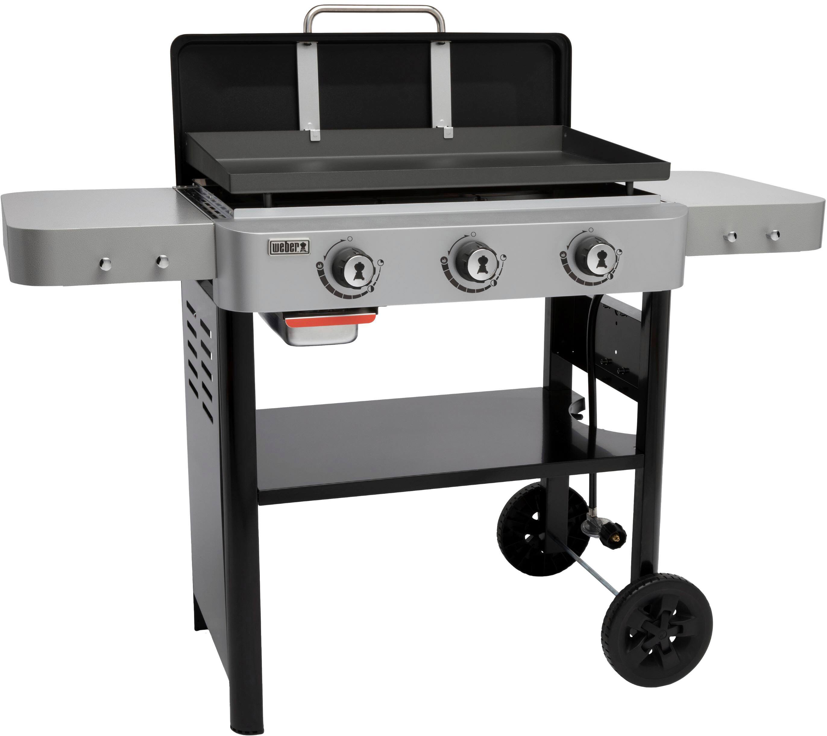 Alt View 12. Weber - 28" Outdoor Gas Griddle - Black.