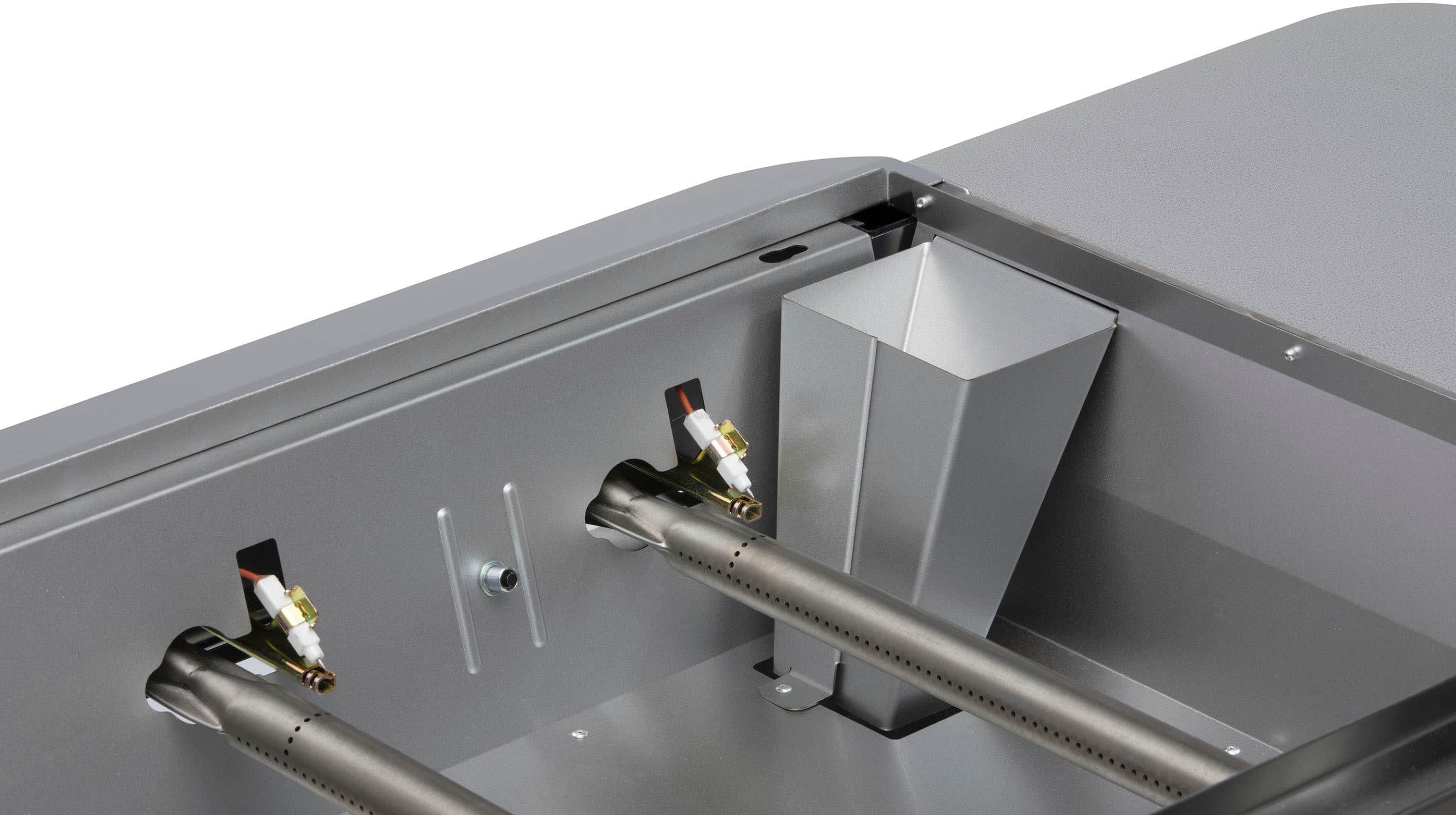 Alt View 24. Weber - 28" Outdoor Gas Griddle - Black.