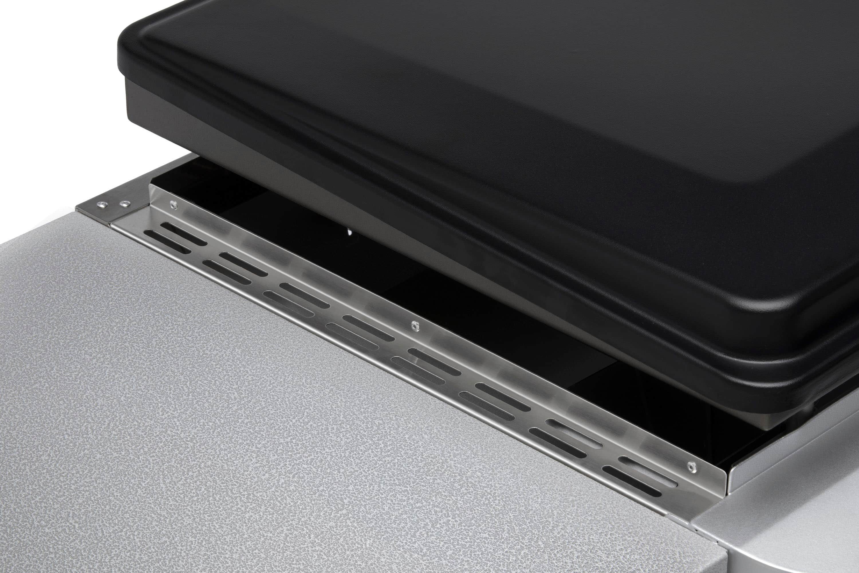 Alt View 25. Weber - 28" Outdoor Gas Griddle - Black.