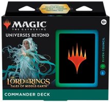 Wizards of The Coast - Magic the Gathering The Lord of The Rings: Tales of Middle Earth Commander Deck - Elven Council - Front_Zoom