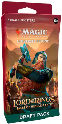 Wizards of The Coast - Magic: The Gathering The Lord of The Rings: Tales of Middle Earth Draft Booster Multipack