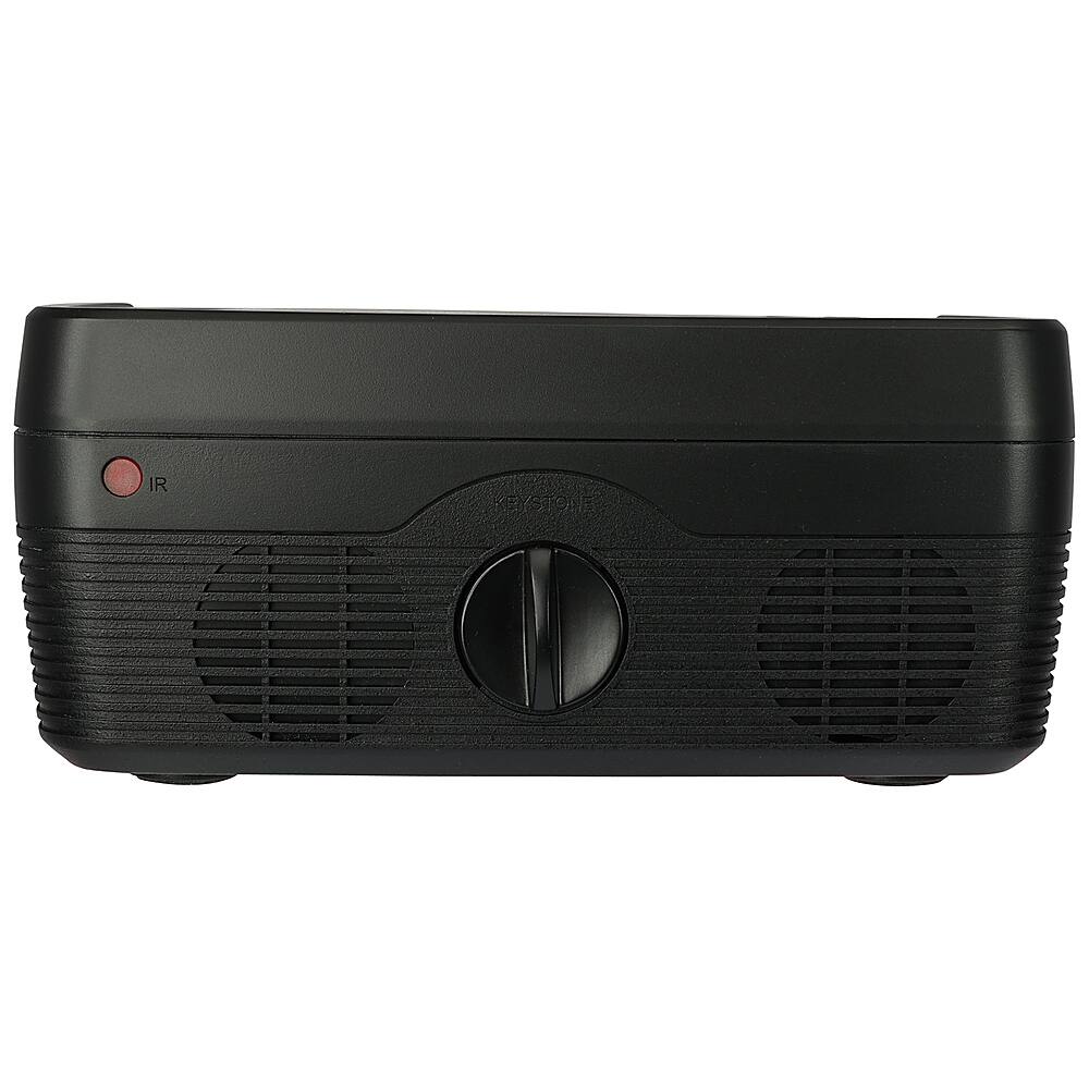 Alt View 10. GPX - Mini Projector with Bluetooth & DVD Player - Black.