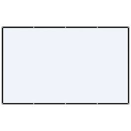 GPX - 130" Indoor Soft Projection Screen - White