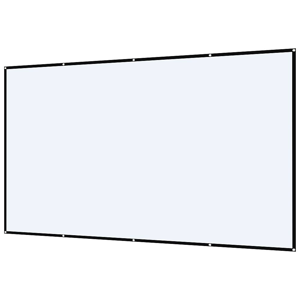 Left. GPX - 130" Indoor Soft Projection Screen - White.