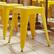 Alt View 14. Alamont Home - Kai Industrial Metal Dining Stool (Set of 4) - Yellow.