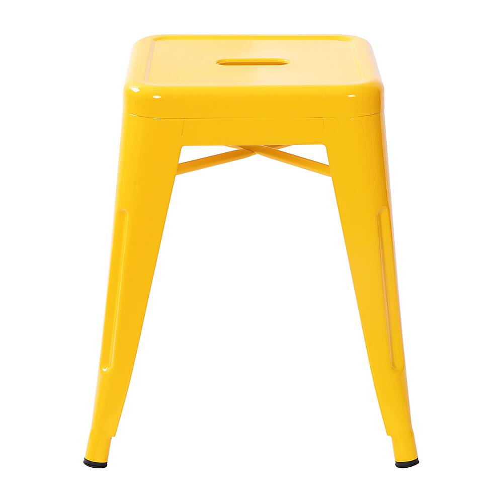 Alt View 16. Alamont Home - Kai Industrial Metal Dining Stool (Set of 4) - Yellow.