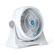 Front. NewAir - 12 inch 2-in-1 Air Circulator - White.