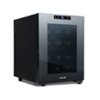 NewAir - Shadow T-Series 12-Bottle Wine Cooler with Triple-Layer Tempered Glass Door and Ultra-Quiet Thermoelectic Cooling