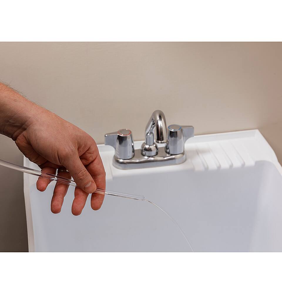 Alt View 14. GE - 50 Pint Dehumidifer with Built-in Pump and Smart Dry - Grey.