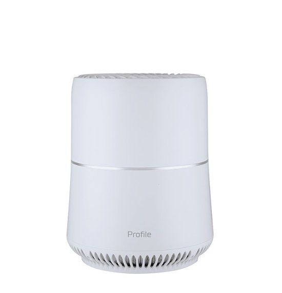 Front. Profile - 92 Sq. Ft Carbon Filter Air Purifier - Eggshell White.