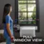 Angle. GE Profile - ClearView 450 Sq. Ft. 10,300 BTU Smart Ultra Quiet Window Air Conditioner - White.