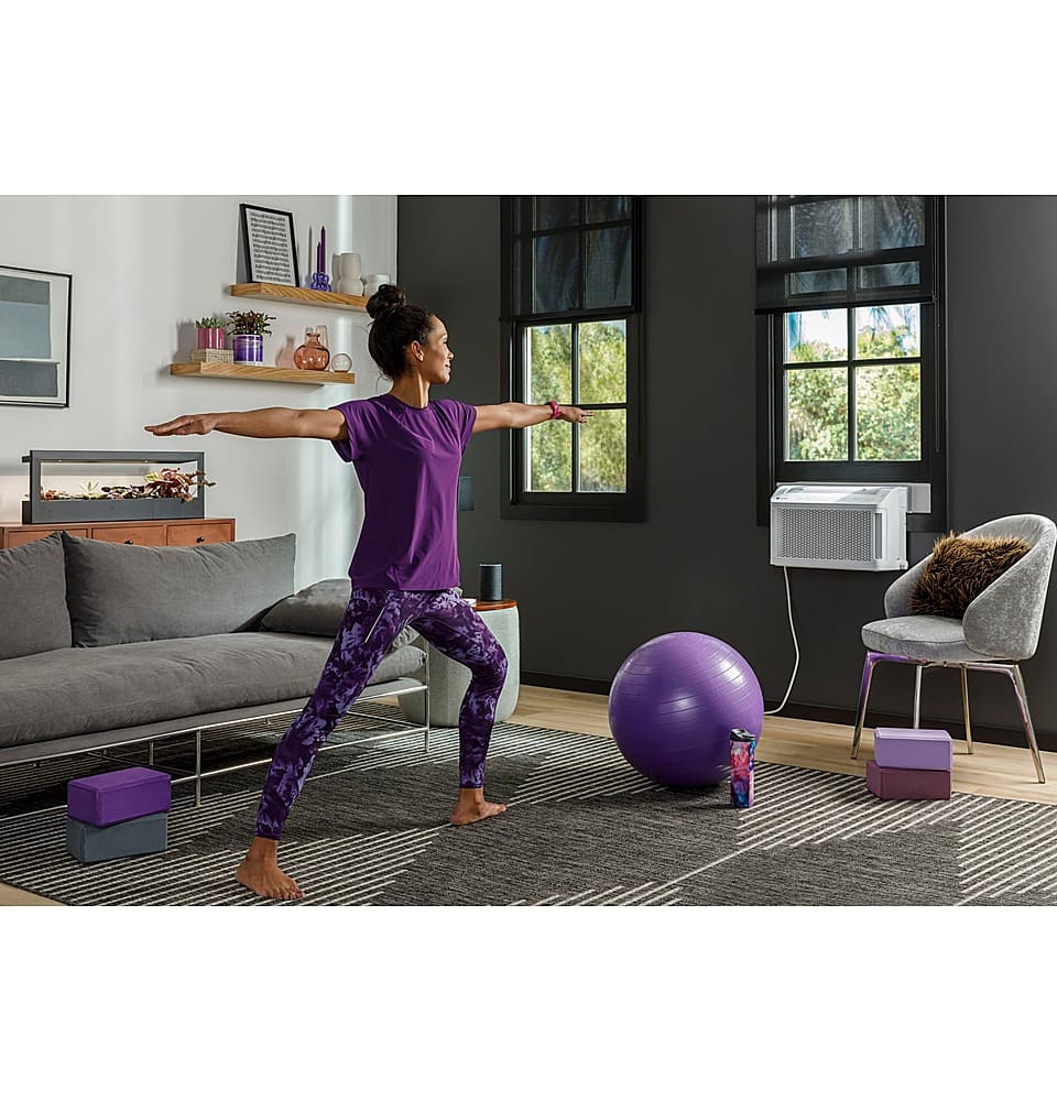 Alt View 26. GE Profile - ClearView 450 Sq. Ft. 10,300 BTU Smart Ultra Quiet Window Air Conditioner - White.