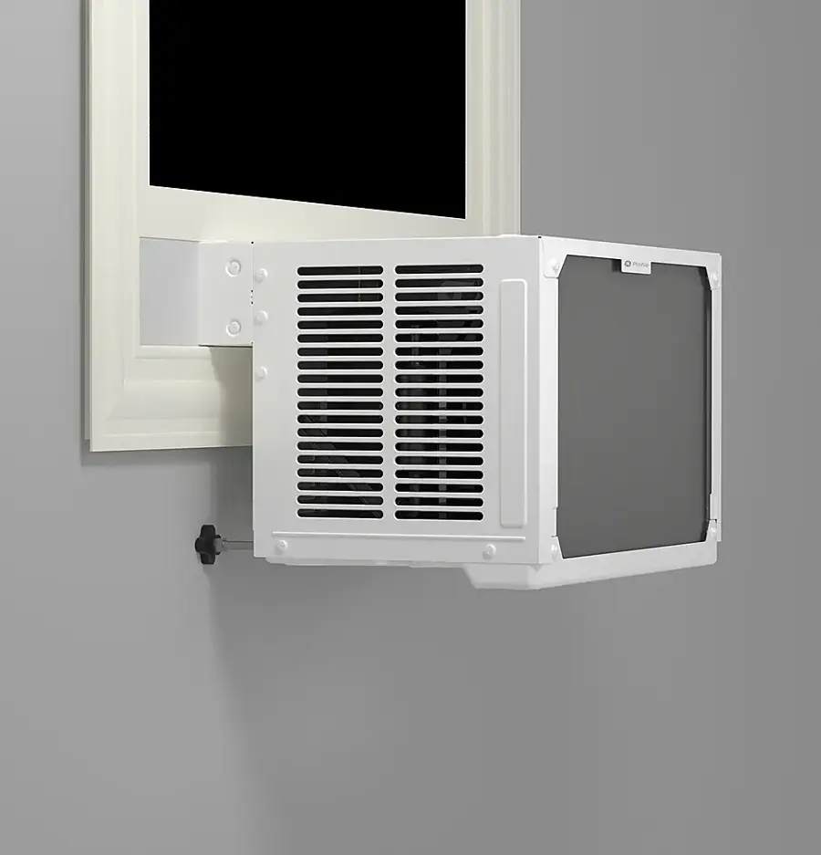 Alt View 29. GE Profile - ClearView 450 Sq. Ft. 10,300 BTU Smart Ultra Quiet Window Air Conditioner - White.
