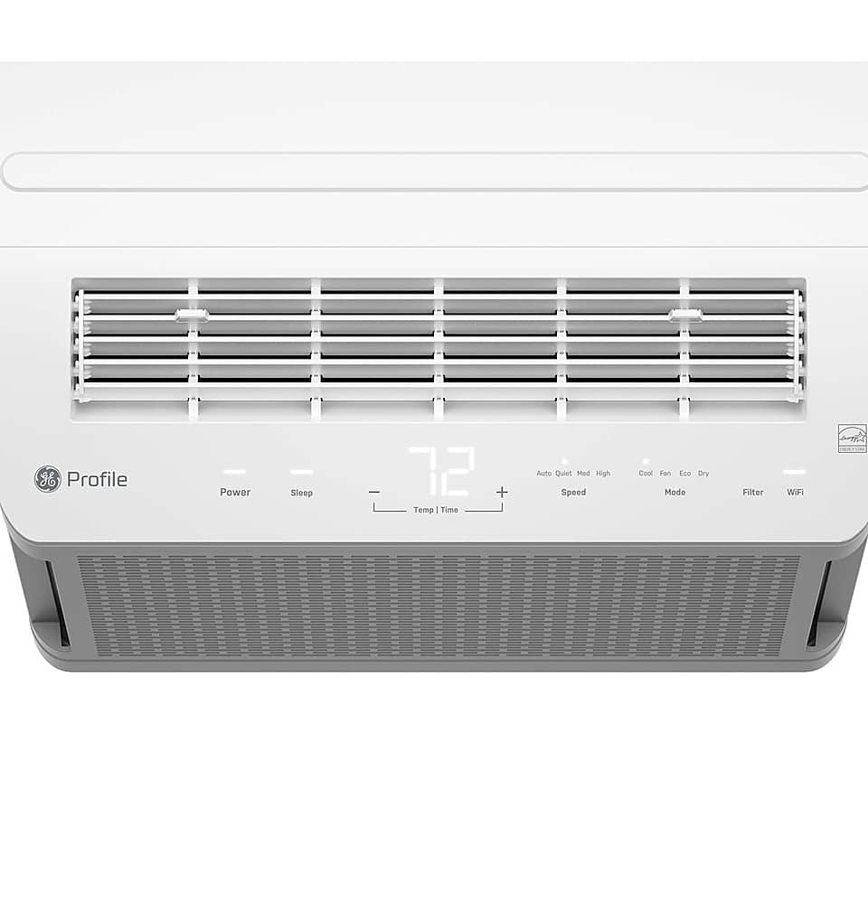 Alt View 33. GE Profile - ClearView 450 Sq. Ft. 10,300 BTU Smart Ultra Quiet Window Air Conditioner - White.