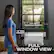 Angle. GE Profile - ClearView 550 Sq. Ft. 12,200 BTU Smart Ultra Quiet Window Air Conditioner - White.
