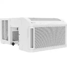 GE Profile - ClearView 550 Sq. Ft. 12,200 BTU Smart Ultra Quiet Window Air Conditioner - White