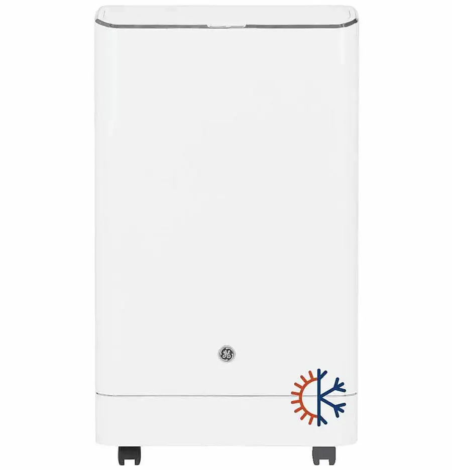 Alt View 21. GE - 550 Sq Ft 14,000 BTU Portable Air Conditioner - White.