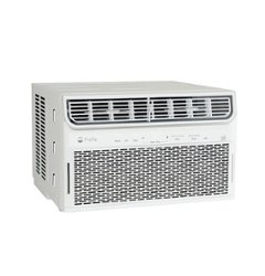 GE Profile - 550 Sq Ft 12,000 BTU Smart Ultra Quiet Air Conditioner - White - Front_Zoom