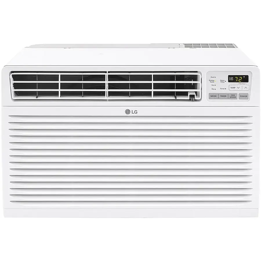 The text on the image reads: "Fand - foanas Conie -a Lns Ceo Foeer Twa 4:72 TEMP (TAI MODE TIIR SPERG POWER LG)." This text is likely a description or information about the air conditioner.