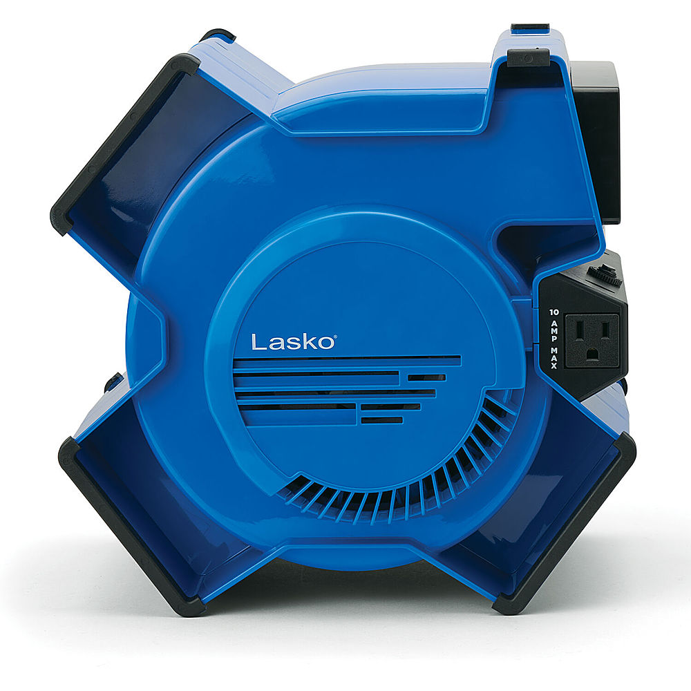 Angle View: Lasko - Utility Blower Fan - Blue