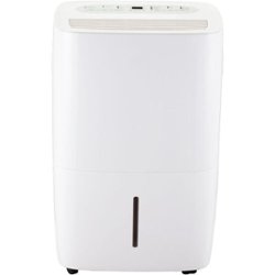 JHS - 50 Pint Dehumidifier with Built-In Pump - White - Front_Zoom