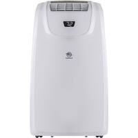 AireMax - 500 Sq. Ft. Portable Air Conditioner with Dehumidifier - White - Front_Zoom
