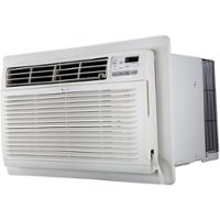 LG - 550 Sq. Ft. 11,800 BTU In Wall Air Conditioner - White - Front_Zoom