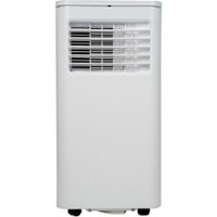 AireMax - 300 Sq. Ft 6,000 BTU Portable Air Conditioner - White - Front_Zoom