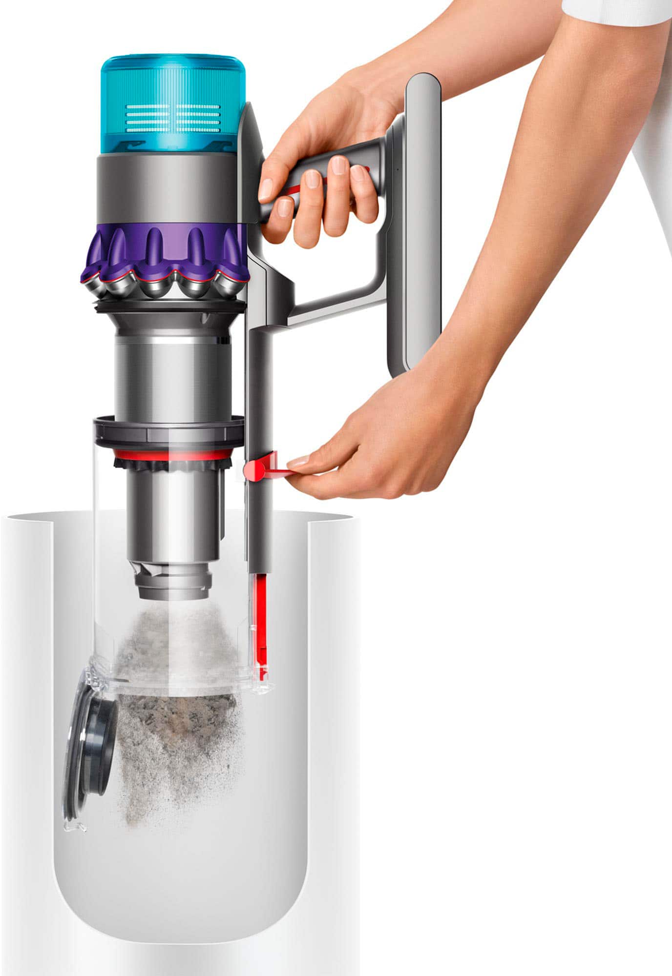 Alt View 16. Dyson - Gen5detect Cordless Vacuum with 7 accessories - Purple.