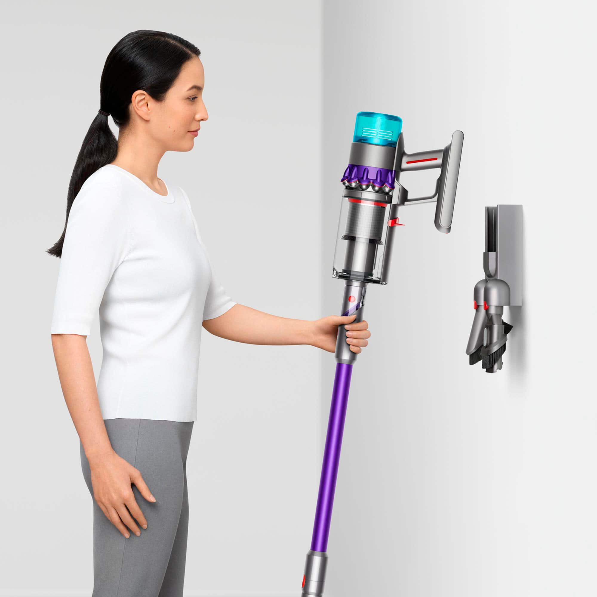 Alt View 17. Dyson - Gen5detect Cordless Vacuum with 7 accessories - Purple.