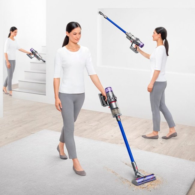 Dyson - V11 Cordless Vacuum with 6 accessories - Nickel/Blue_2