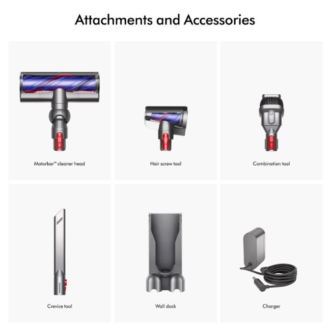 Dyson - V11 Cordless Vacuum with 6 accessories - Nickel/Blue_3